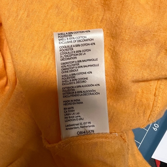 NWT Free People Market Embroidered Boho T-Shirt Short Sleeve V-Neck Over… - Picture 11 of 14